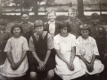 1925 unknown, Neil Perry , Harry Bradley, Murray Waddell, Lyoyd Perry, Bessie Black, Elma Henstock, Doree Hancock, Sadie Henstock (1024x757)